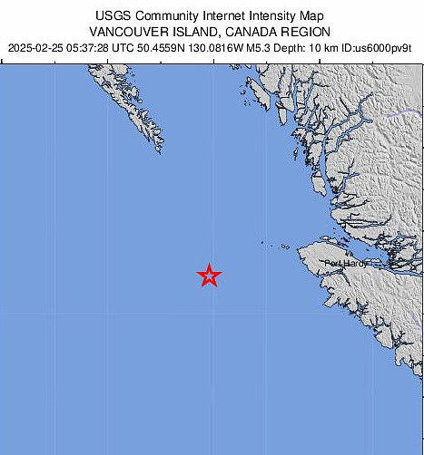 Magnitude 5.3 earthquake triggers shaking felt as far as Washington